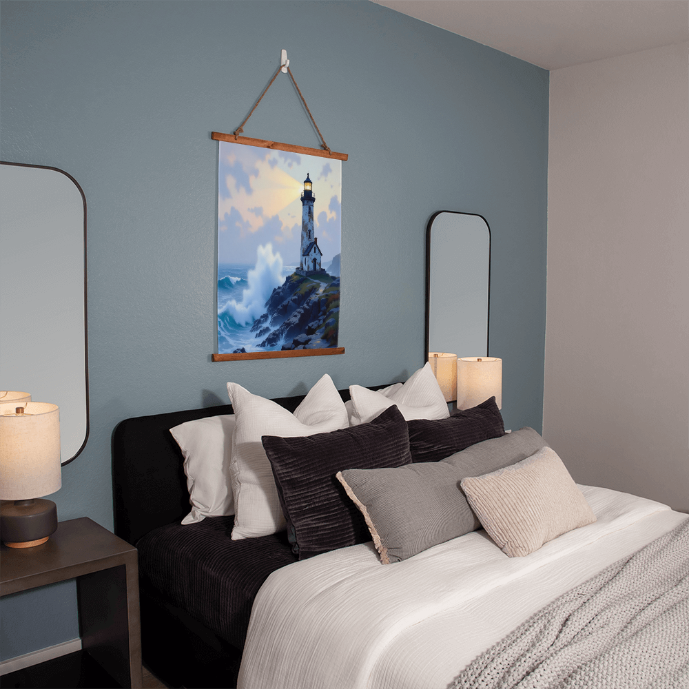 lighthouse ocean wall art