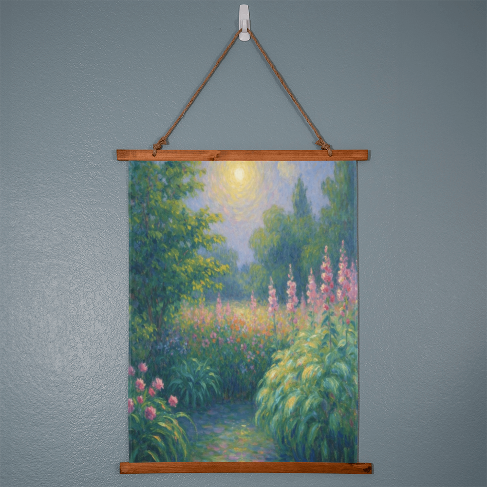 Wildflowers and sunset Monet style