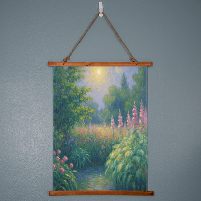 Wildflowers and sunset Monet style