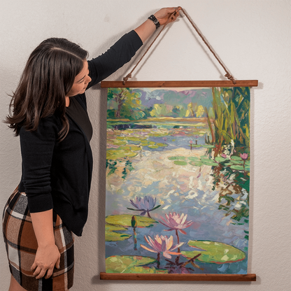 Waterlilies in Monet style