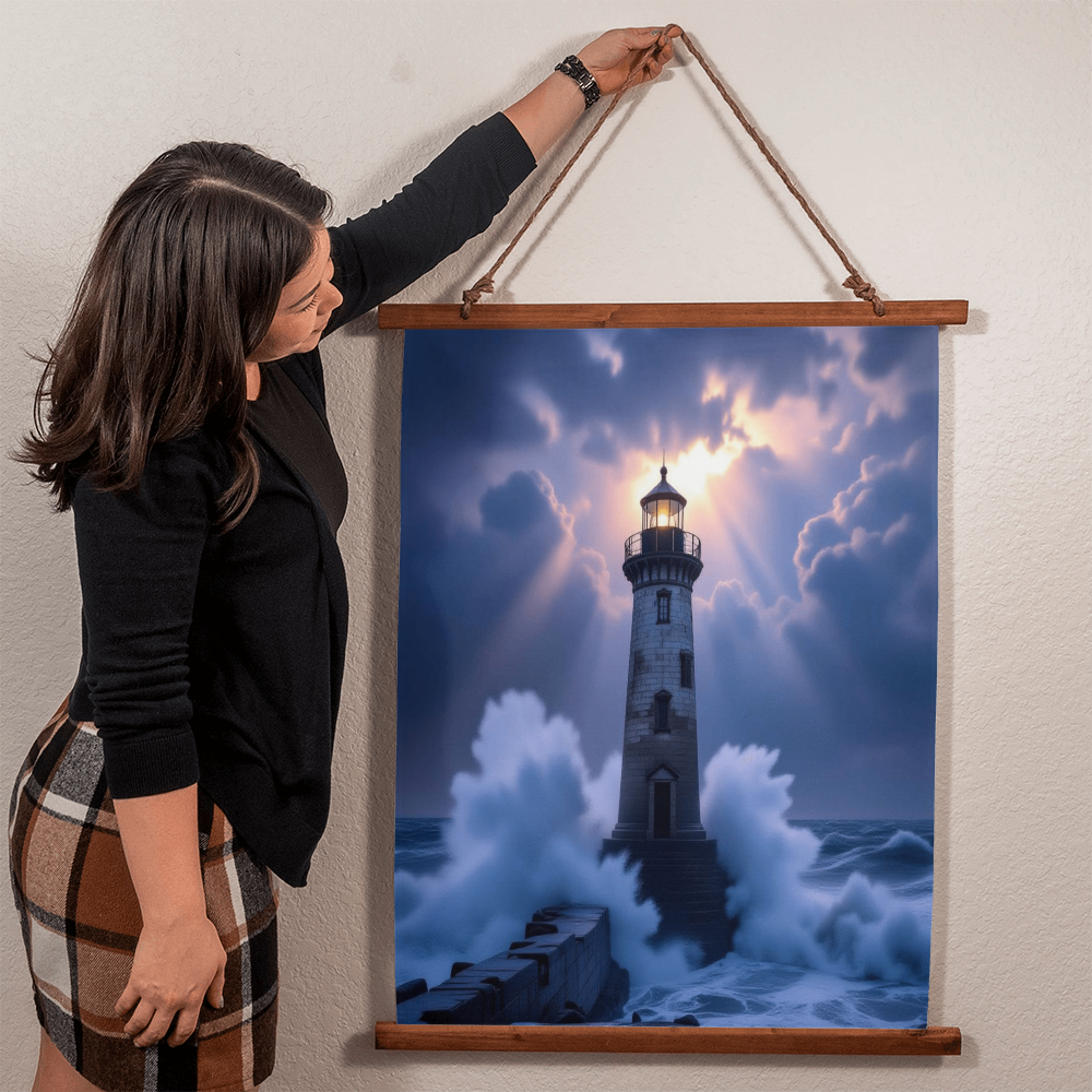 Lighthouse coastal art