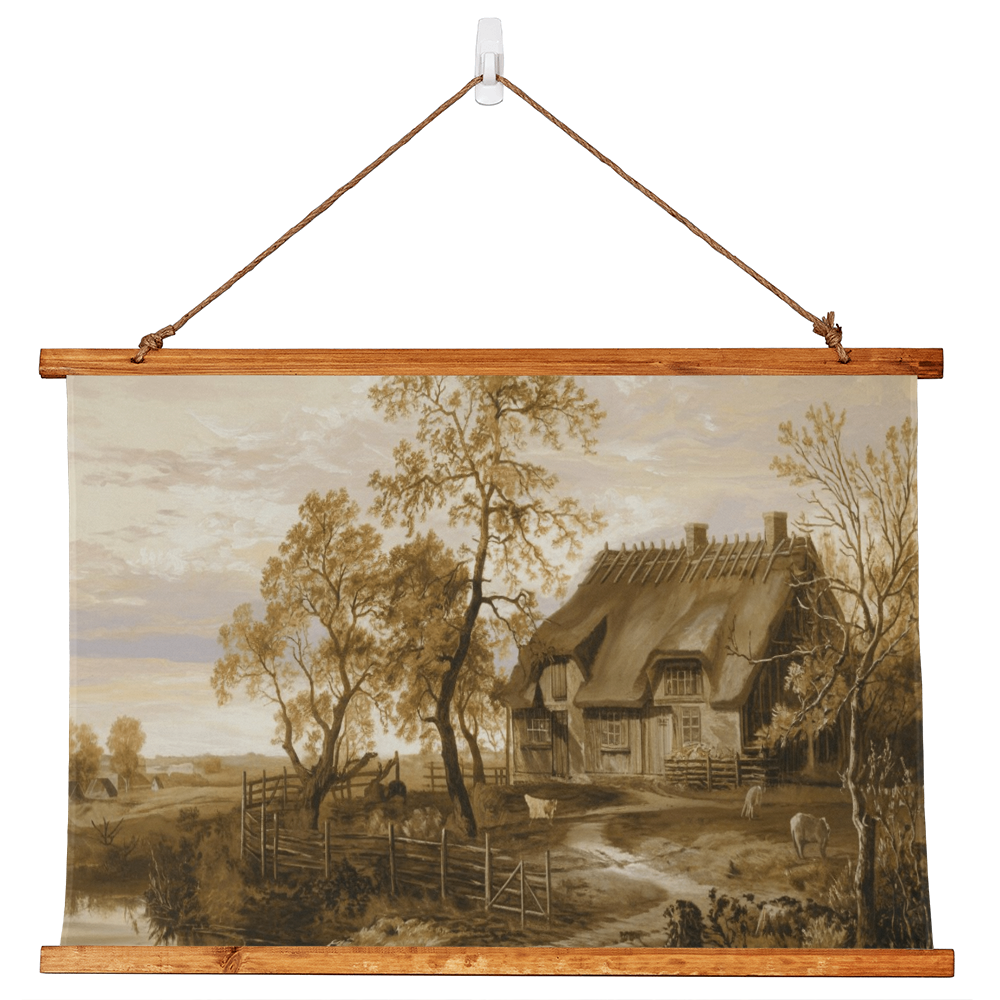 Antique rustic landscape