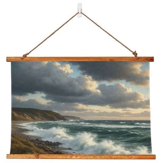 beautiful coastal art poster