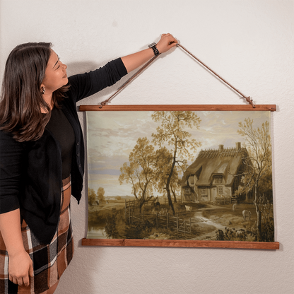 Antique rustic landscape