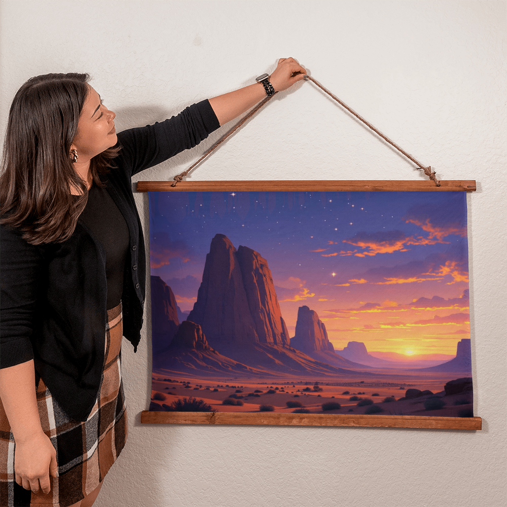 Poster Desert Sunset
