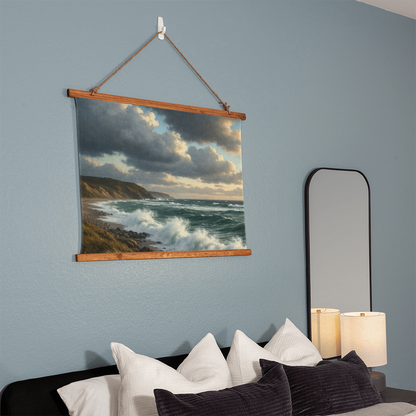 beautiful coastal art poster