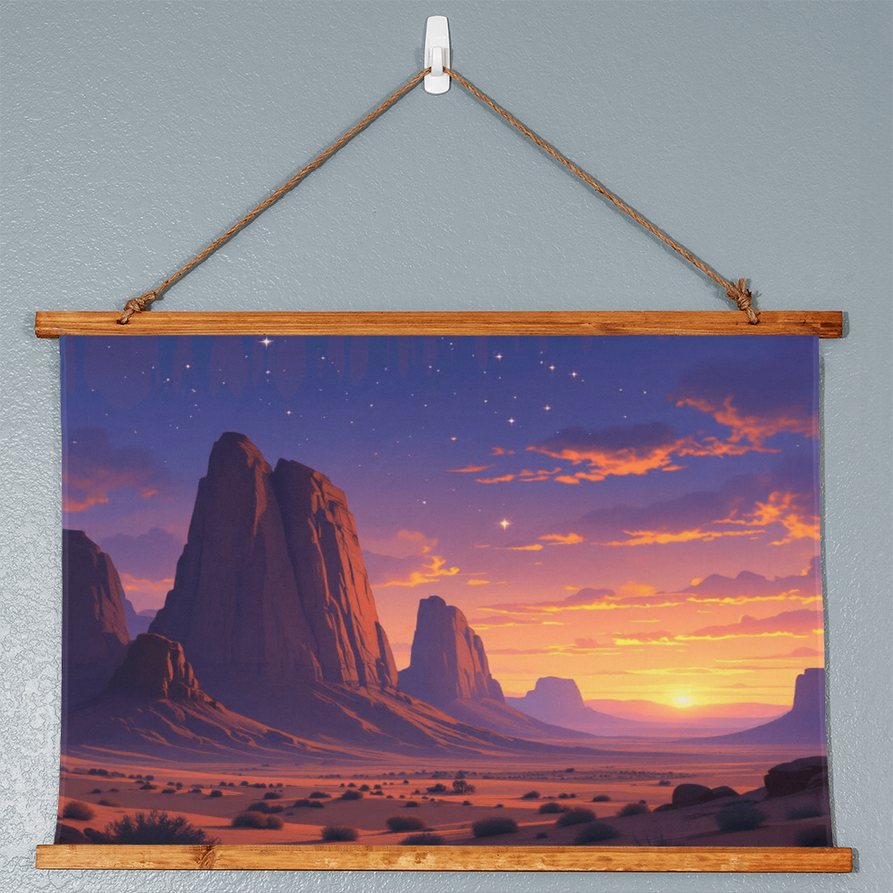 Poster Desert Sunset