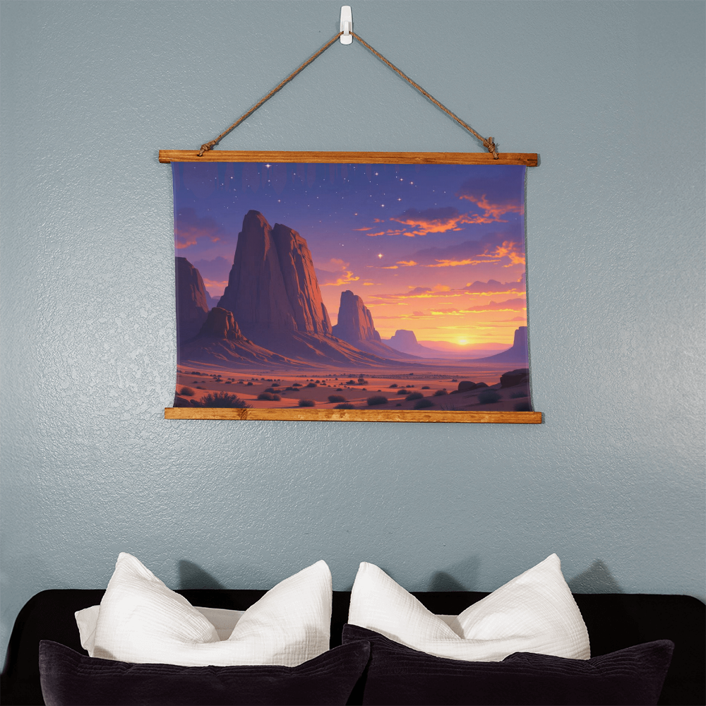 Poster Desert Sunset